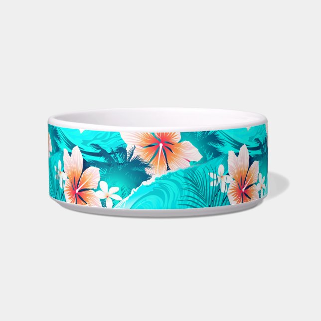 ハイビスカスフラワーアットザビーチ ボウル (左)