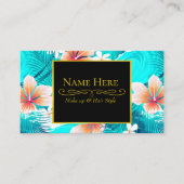 ハイビスカスフラワーアットザビーチ 名刺 (正面)