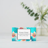 ハイビスカスフラワーアットザビーチ 名刺 (スタンド正面)