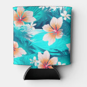 ハイビスカスフラワーアットザビーチ 缶クーラー (正面)