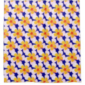 ハイビスカスフラワーシャワーカーテン シャワーカーテン (正面)