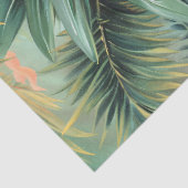 ハイビスカスフラワーズパームフロンズトロピカルデクページ 薄葉紙 (詳細)