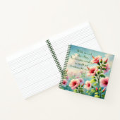 ハイビスカスフラワーズ&引用文 ノートブック (内部)