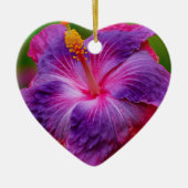 ハイビスカスフラワーセラミックオーナメント セラミックオーナメント (正面)