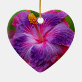 ハイビスカスフラワーセラミックオーナメント セラミックオーナメント (裏面)