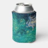 ハイビスカスフラワーターコイズ海水ハワイアン 缶クーラー (缶裏面)