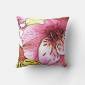 ハイビスカスフラワーパステル クッション (裏面)