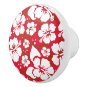 ハイビスカスフラワーパターン セラミックノブ (右)