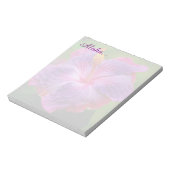 ハイビスカスフラワーメモ帳 ノートパッド (回転)