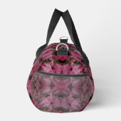 ハイビスカスフラワー乗算ヴィンテージ パーソナライズされた ダッフルバッグ (右)