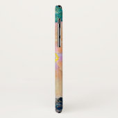 ハイビスカスフラワー海水ハワイアンティール(緑がかった色)ピンク Case-Mate iPhoneケース (裏面/左)