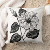 ハイビスカスフラワーII クッション (ブランケット)