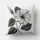 ハイビスカスフラワーII クッション (裏面)