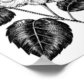 ハイビスカスフラワーII ポスター (角)