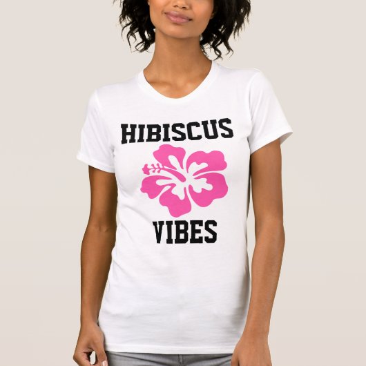 ハイビスカスフラワーTシャツ Tシャツ (正面)