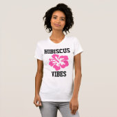 ハイビスカスフラワーTシャツ Tシャツ (正面フル)
