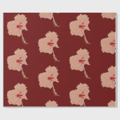 ハイビスカスフローラアートスペシャル ラッピングペーパー (フラット)