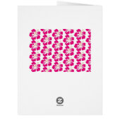 ハイビスカスフローラデザインパターンティッシュペーパー (裏面)