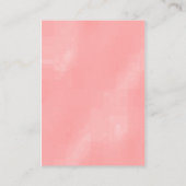 ハイビスカスフローラピンク披露宴エンクロージャカード エンクロージャーカード (裏面)