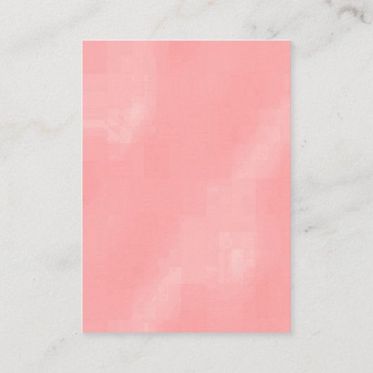 ハイビスカスフローラ結婚ピンクの願い井戸 エンクロージャーカード (裏面)