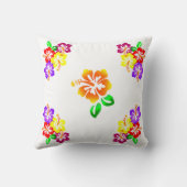 ハイビスカスフローラ装飾用クッション クッション (裏面)