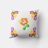 ハイビスカスフローラ装飾用クッション クッション (裏面)