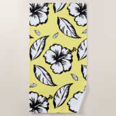 ハイビスカスフローラ ビーチタオル (正面)