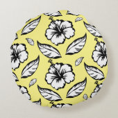 ハイビスカスフローラ ラウンドクッション (裏面)