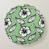 ハイビスカスフローラ ラウンドクッション (裏面)