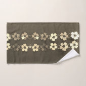 ハイビスカスブラウンフローラ バスタオルセット (ハンドタオル)