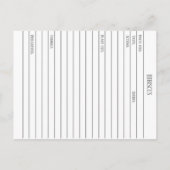 ハイビスカスマテリアメディカモノグラフハーブ勉強 ポストカード (裏面)