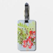 ハイビスカスラゲッジタグ ラゲッジタグ (裏面縦)