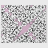 ハイビスカスラッピング紙 ラッピングペーパー (フラット)