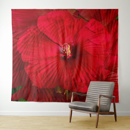 ハイビスカスラブ..... タペストリー (インサイチュ(横))