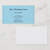 ハイビスカスロビンの卵の青いトーン・オン・トーン 名刺 (正面/裏面)