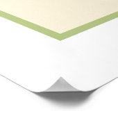 ハイビスカス先住民ハワイアン花 ポスター (角)