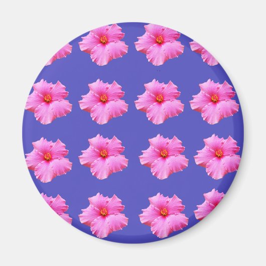 ハイビスカス夏風_ マグネット (正面)