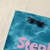 ハイビスカス夏 ビーチタオル (インサイチュ)