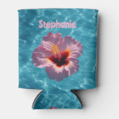 ハイビスカス夏 缶クーラー (正面)