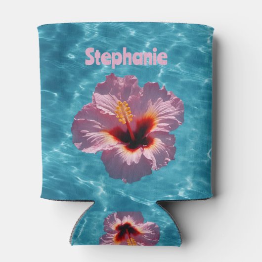 ハイビスカス夏 缶クーラー (裏面)