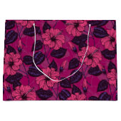 ハイビスカス夜 ラージペーパーバッグ (正面)