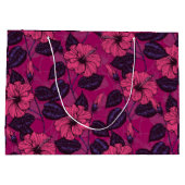 ハイビスカス夜 ラージペーパーバッグ (裏面)