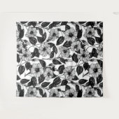 ハイビスカス模様 タペストリー (正面(横))