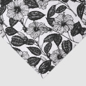 ハイビスカス模様 薄葉紙 (詳細)