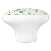 ハイビスカス水彩植物咲きシームレス セラミックノブ (側面)