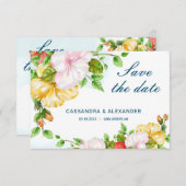 ハイビスカス熱帯フローラ セーブザデート (正面/裏面)