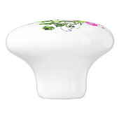 ハイビスカス熱帯花リースハワイアンフローラ セラミックノブ (側面)