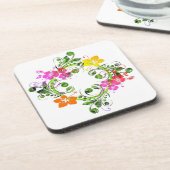 ハイビスカス熱帯花リース コースター (左側)