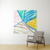 ハイビスカス熱帯葉オーナメントハワイアンウォラパップ タペストリー (インサイチュ)