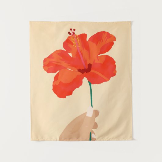 ハイビスカス病 タペストリー (正面)